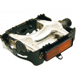 Aluminum/steel MTB pedal pair
